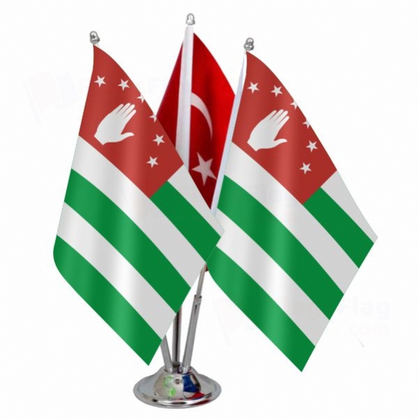 Abkhazia Triple Table Flag