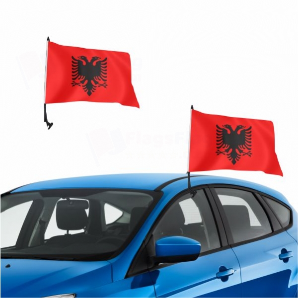 Albania Vehicle Convoy Flag