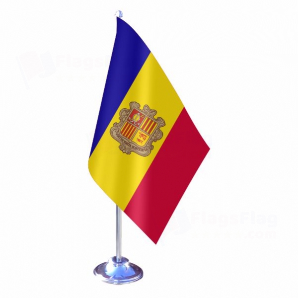 Andorra Single Table Flag