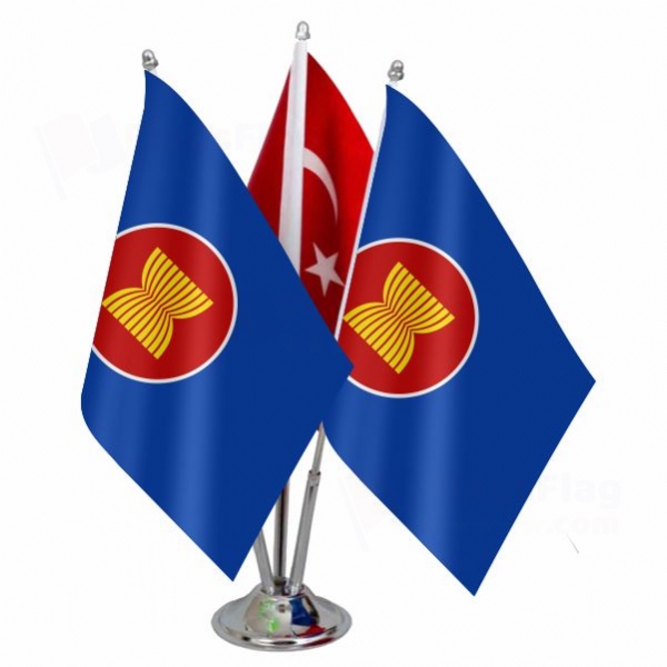 Asean Triple Table Flag