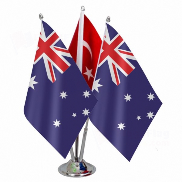Australia Triple Table Flag