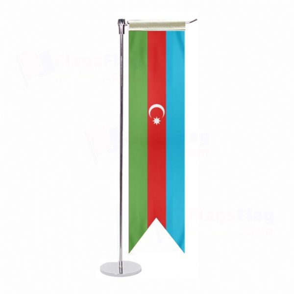 Azerbaijan L Table Flag