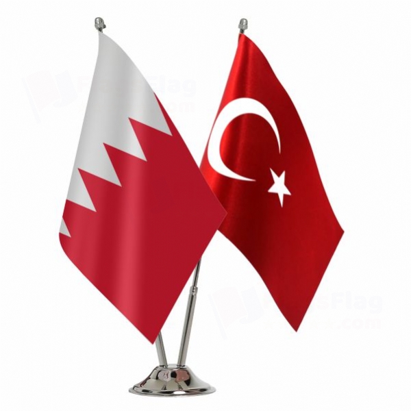 Bahrain 2 Table Flags
