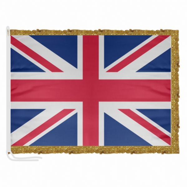 Great Britain Satin Office Flag