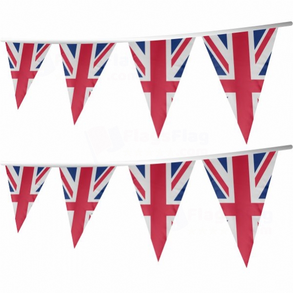Great Britain Stringed Triangle Flag