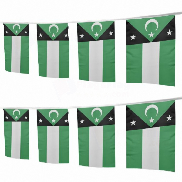 Independent Government of Western Thrace Square String Flags