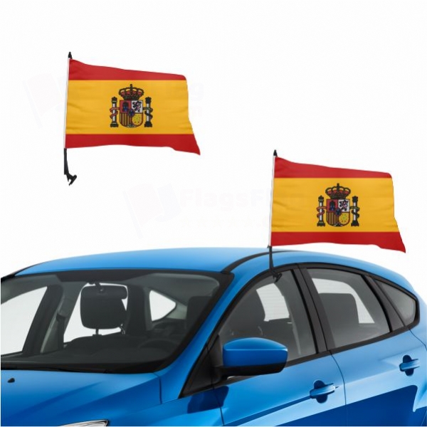 Spain Vehicle Convoy Flag