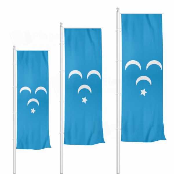 Supreme State Vertically Raised Flags