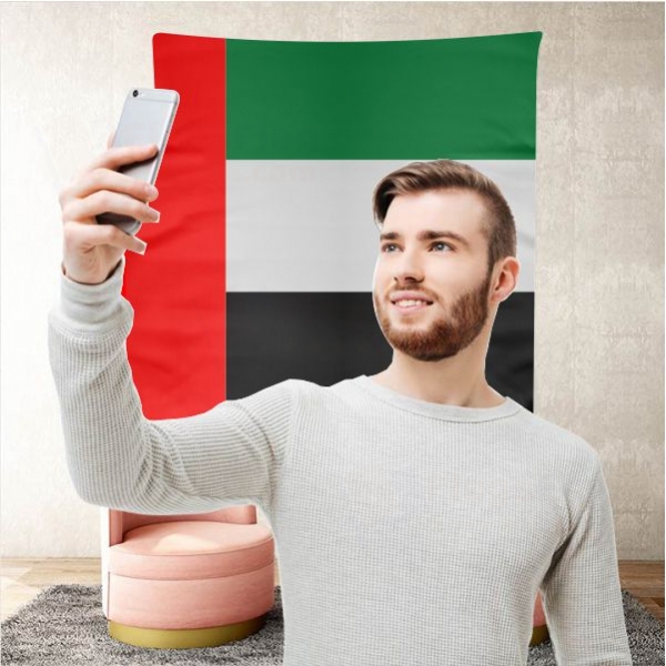 United Arab Emirates Background Selfie Shooting Landscapes