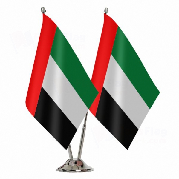 United Arab Emirates Binary Table Flag
