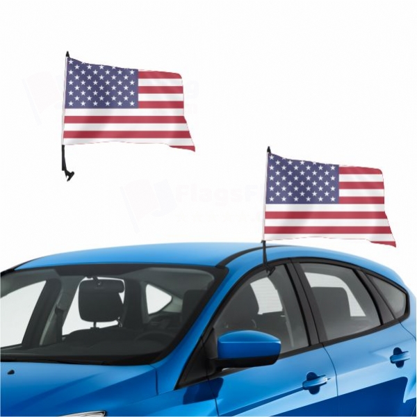 United States of America Vehicle Convoy Flag