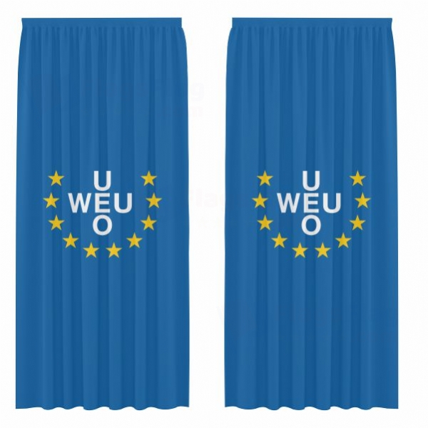 Western European Union Digital Printed Curtains
