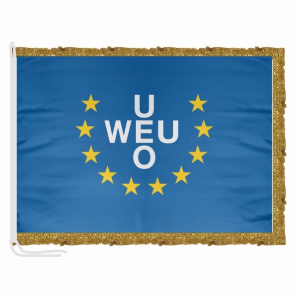 Western European Union Satin Office Flag