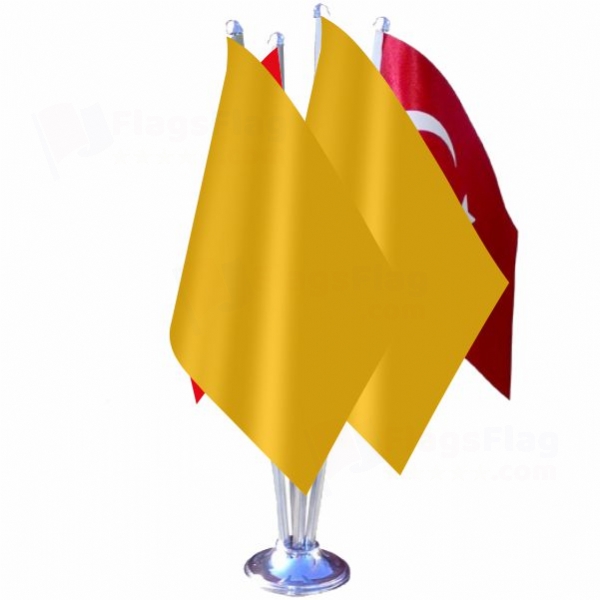 Western Hun Empire Quadruple Table Flag