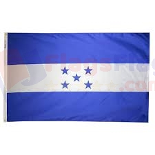 What do the 5 stars on the Honduran flag represent?