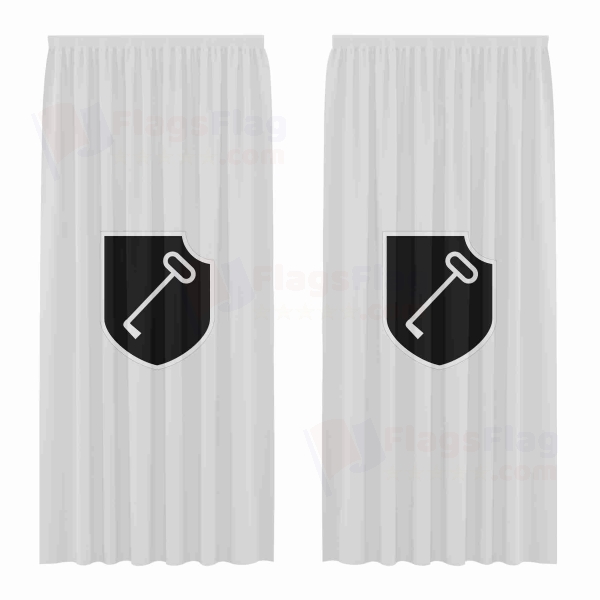 1.Ss Panzer T�meni Digital Printed Curtains