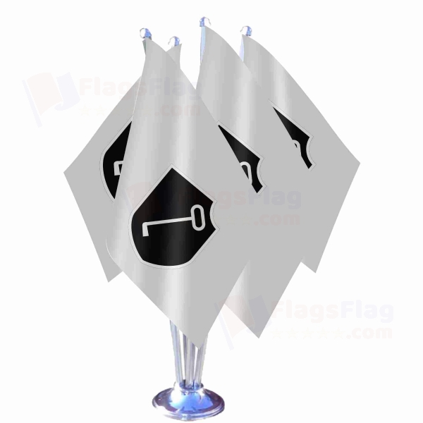 1.Ss Panzer T�meni Quadruple Table Flag