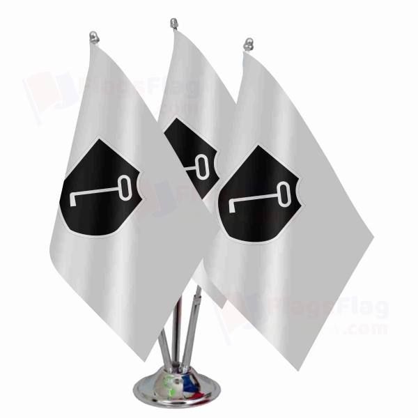 1.Ss Panzer T�meni Triple Table Flag