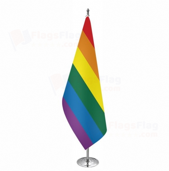 Rainbow Office Flag Rainbow Office Flags