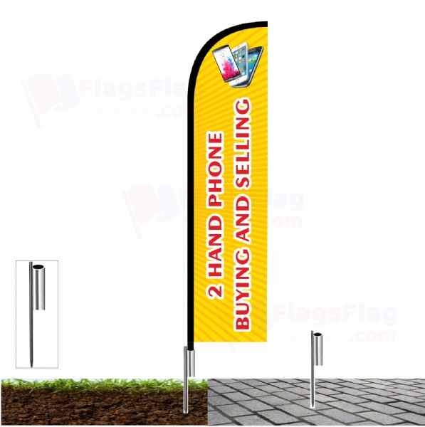 2 Hand Phone Buying and Selling Sail Flag