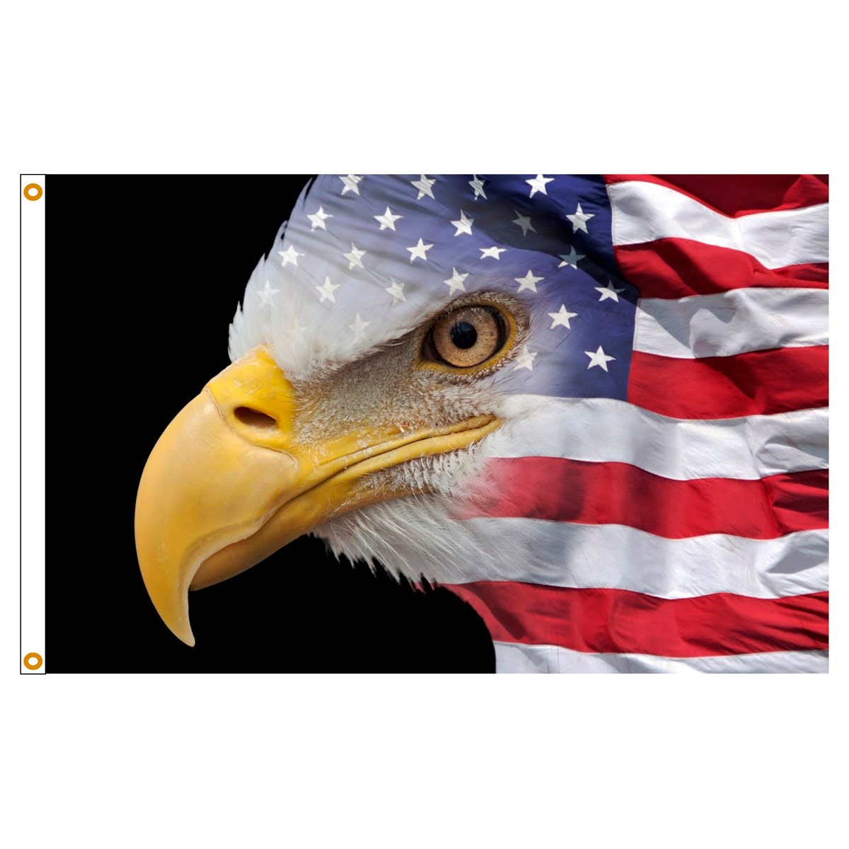 3ft x 5ft Decorative Flag - US Flag Eagle