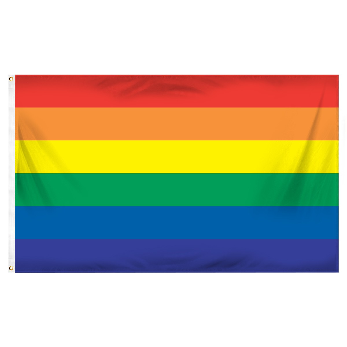 3ft x 5ft Rainbow Flag - Printed Polyester