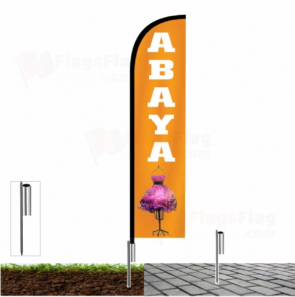 Abaya Beach Flag