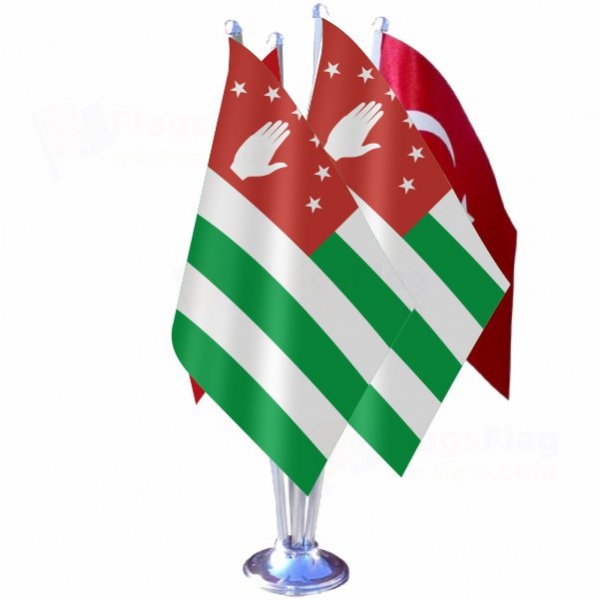 Abkhazia Quadruple Table Flag