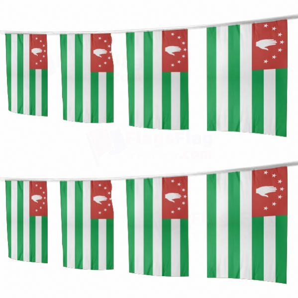 Abkhazia Square String Flags