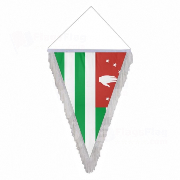 Abkhazia Triangle Fringed Streamers