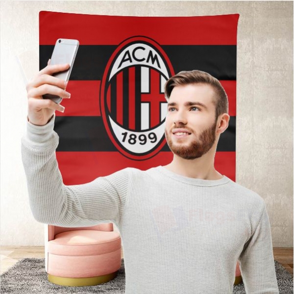AC Milan Background Selfie Shooting Landscapes