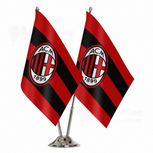 AC Milan Binary Table Flag