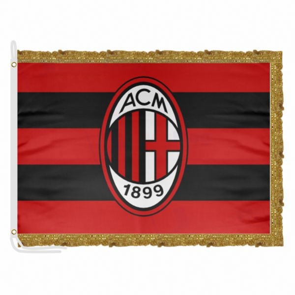 AC Milan Satin Office Flag