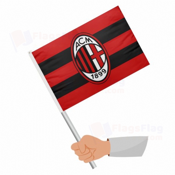 AC Milan Stick Flag