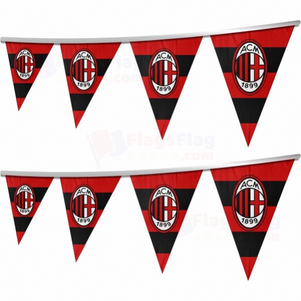 AC Milan Stringed Triangle Flag