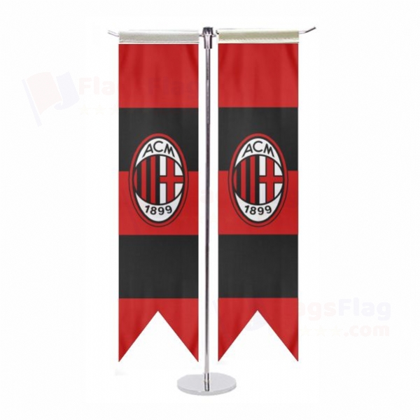 AC Milan T Table Flag