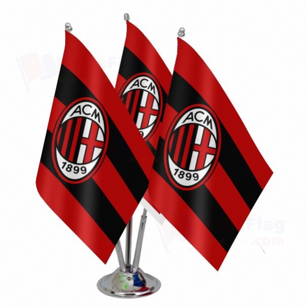 AC Milan Triple Table Flag