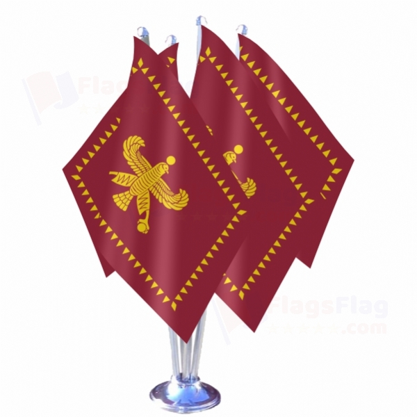 Achaemenid Empire Quadruple Table Flag