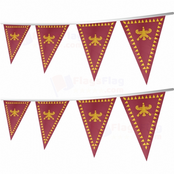 Achaemenid Empire Stringed Triangle Flag