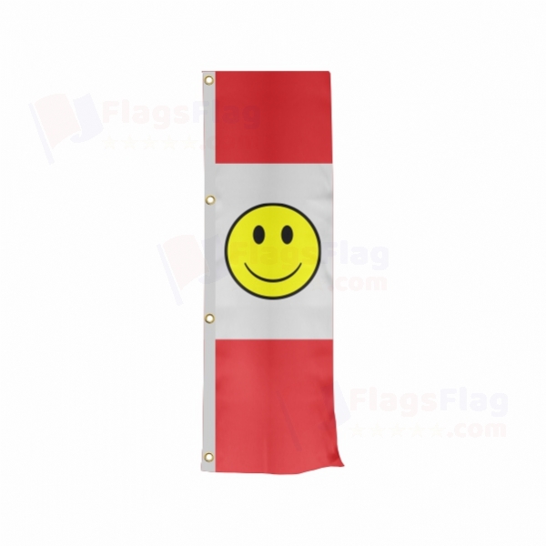 Aerican Empire Vertically Raised Flags
