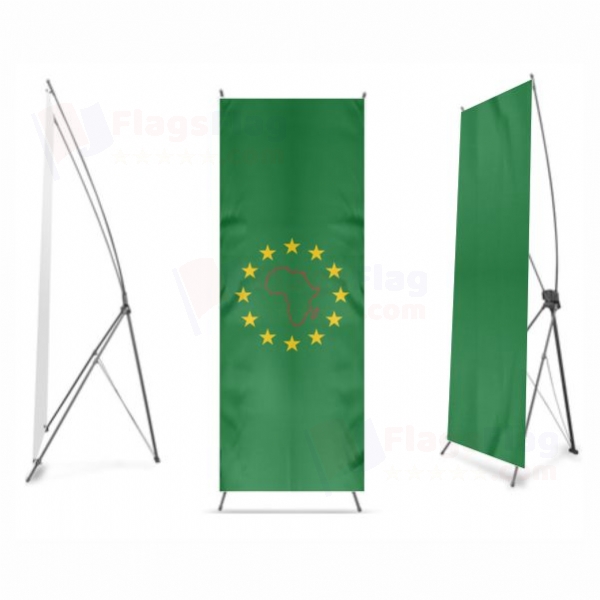 African and Malagasy Union Digital Print X Banner