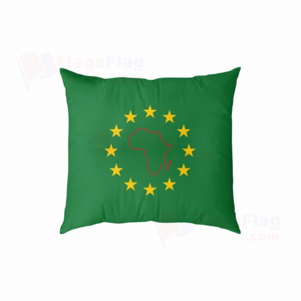 African and Malagasy Union Digital Printed Pillow Cover