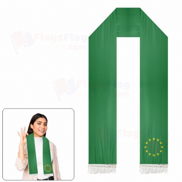 African and Malagasy Union Scarf Digital Printing