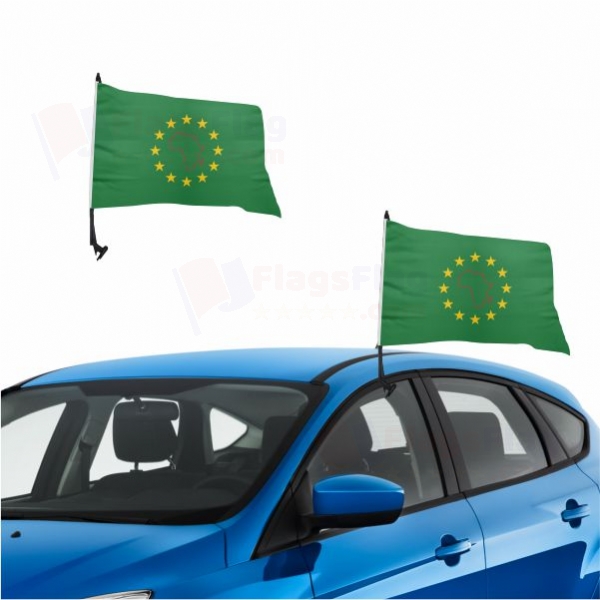 African and Malagasy Union Vehicle Convoy Flag
