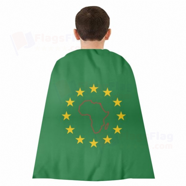 African and Malagasy Union Woven Fabric Cloak Digital Printing