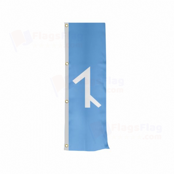 Afshar People Vertically Raised Flags