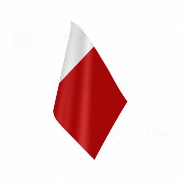 Ajman Emirate and Dubai Table Flag