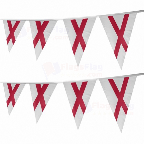 Alabama Stringed Triangle Flag