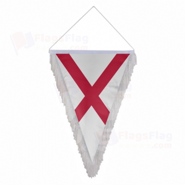 Alabama Triangle Fringed Streamers