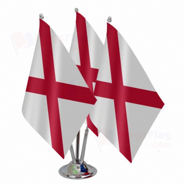 Alabama Triple Table Flag